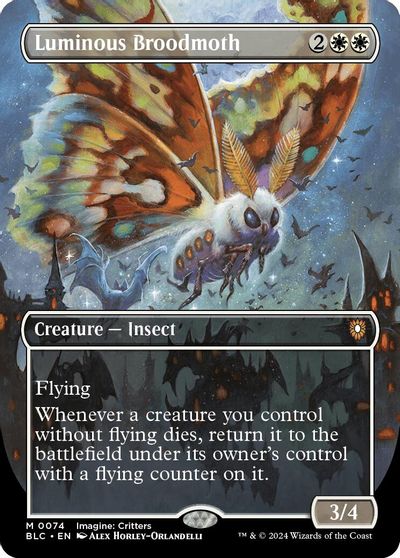 Luminous Broodmoth (Borderless) card art