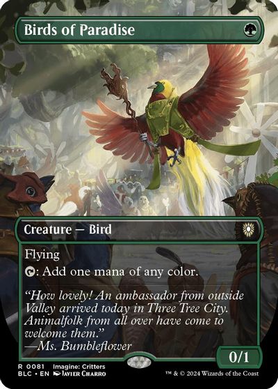 Birds of Paradise (Borderless) card art