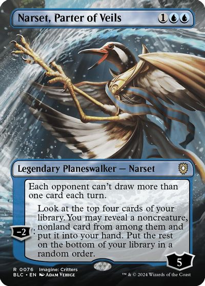 Narset, Parter of Veils (Borderless) card art