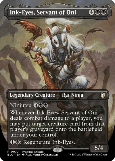 Ink-Eyes, Servant of Oni (Borderless) card art