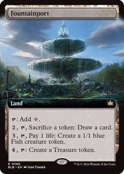Fountainport (Extended Art) card art