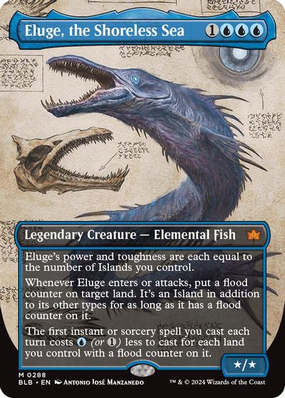 Eluge, the Shoreless Sea (Borderless) card art