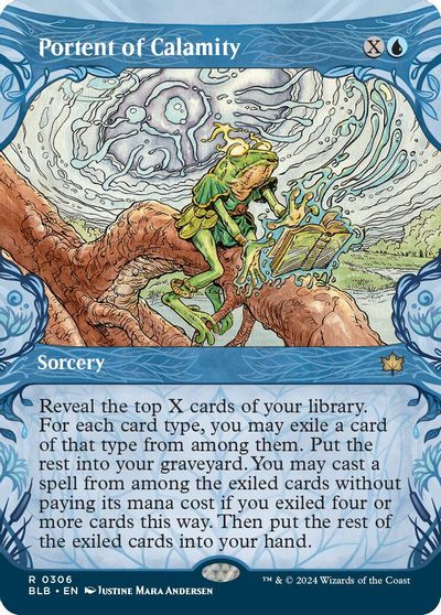 Portent of Calamity (Showcase) card art