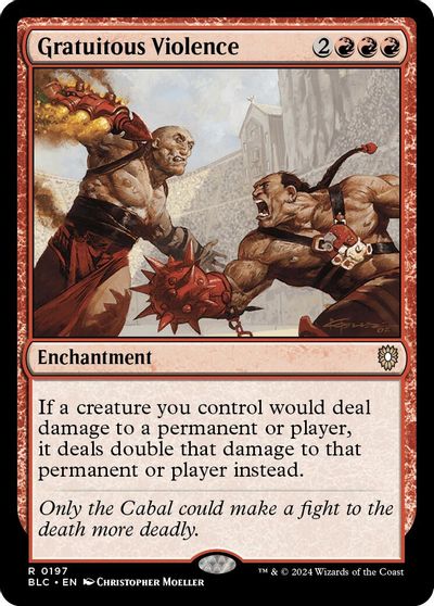 Gratuitous Violence card art