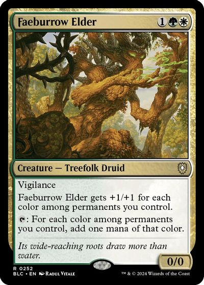 Faeburrow Elder card art