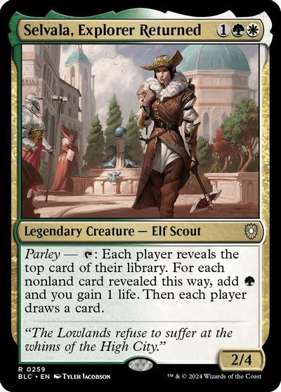 Selvala, Explorer Returned card art