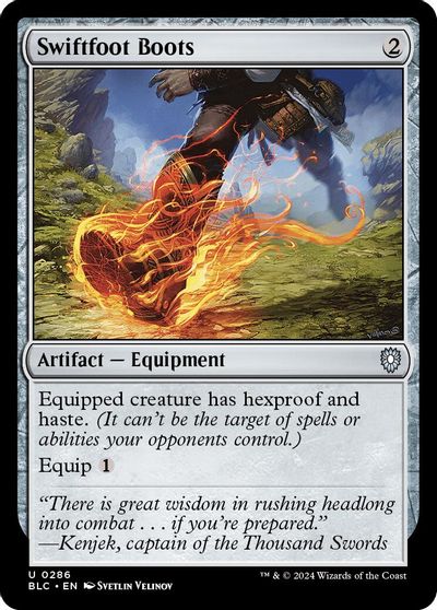 Swiftfoot Boots card art