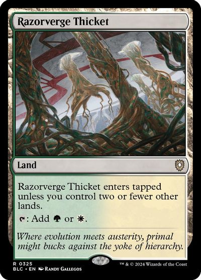 Razorverge Thicket card art
