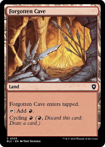 Forgotten Cave card art