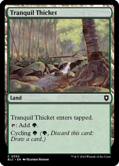 Tranquil Thicket card art