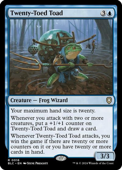 Twenty-Toed Toad card art