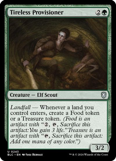 Tireless Provisioner card art