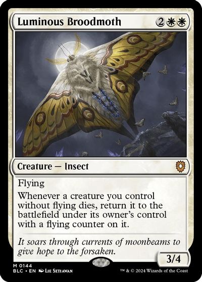 Luminous Broodmoth card art