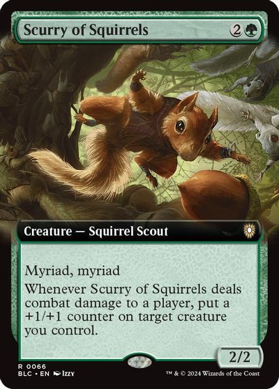 Scurry of Squirrels (Extended Art) card art