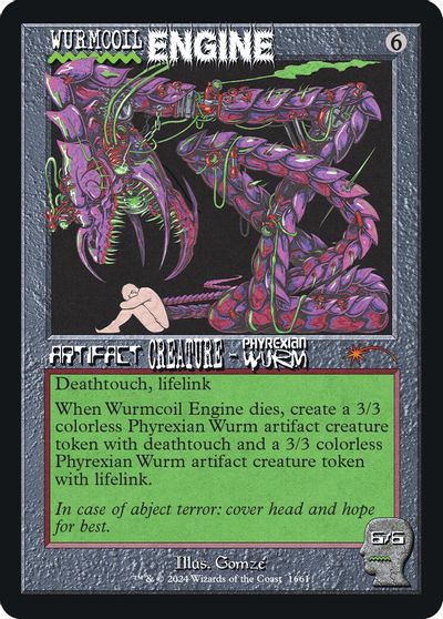 Wurmcoil Engine card art