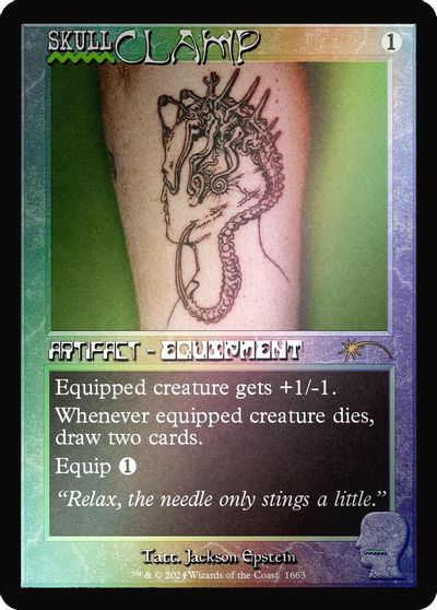 Skullclamp (1663) (Rainbow Foil) card art