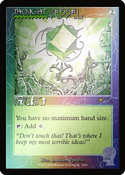 Thought Vessel (1665) (Rainbow Foil) card art
