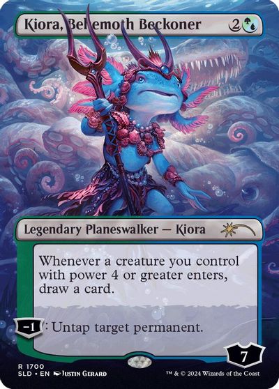Kiora, Behemoth Beckoner card art