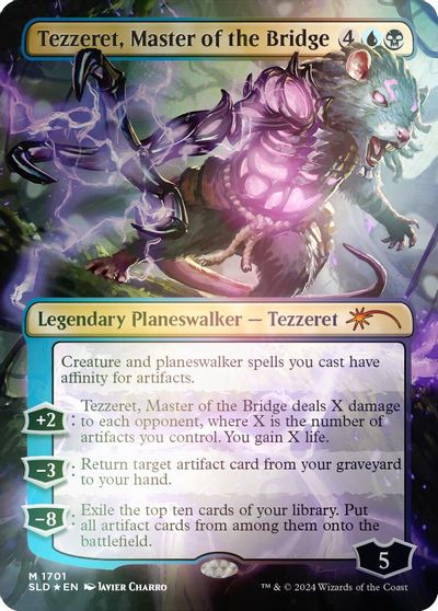 Tezzeret, Master of the Bridge (Rainbow Foil) card art