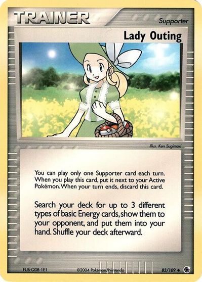 Lady Outing - 83/109 (No E-Reader) card art