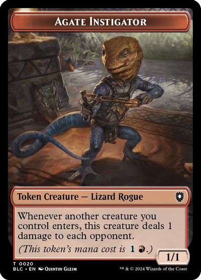 Agate Instigator // Rabbit Double-Sided Token card art