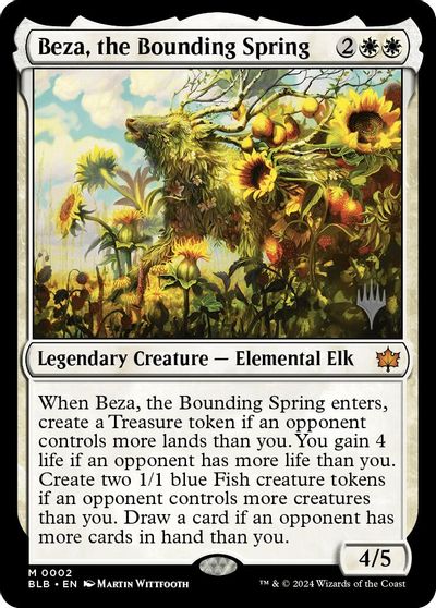 Beza, the Bounding Spring card art