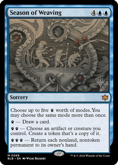 Season of Weaving card art