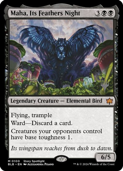 Maha, Its Feathers Night card art