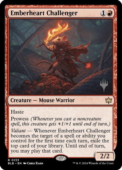 Emberheart Challenger card art