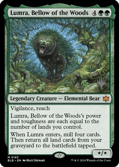 Lumra, Bellow of the Woods card art