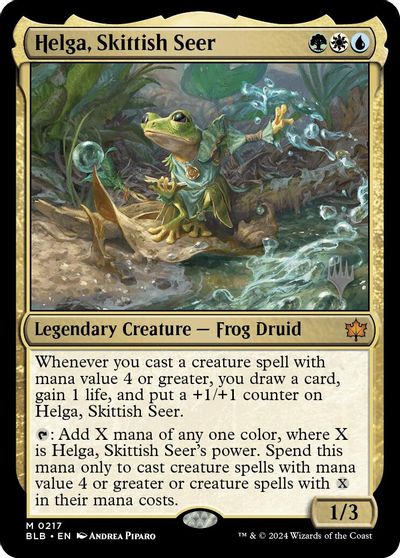 Helga, Skittish Seer card art