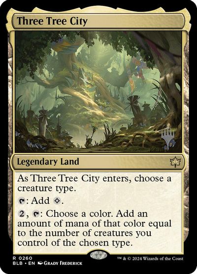 Three Tree City card art