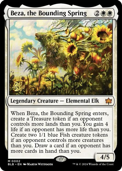 Beza, the Bounding Spring card art