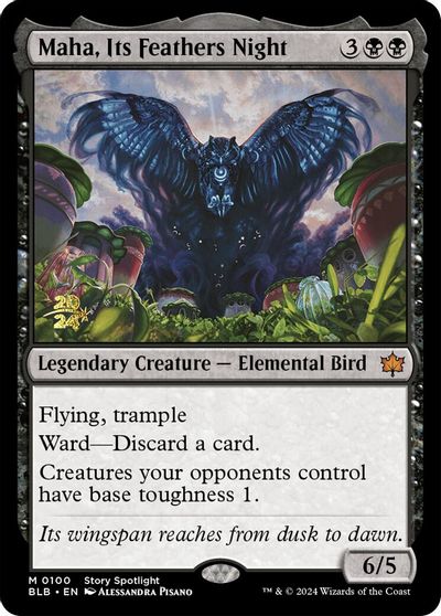 Maha, Its Feathers Night card art