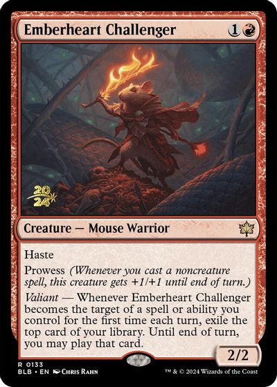 Emberheart Challenger card art