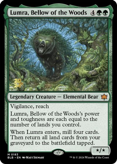 Lumra, Bellow of the Woods card art