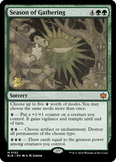 Season of Gathering card art