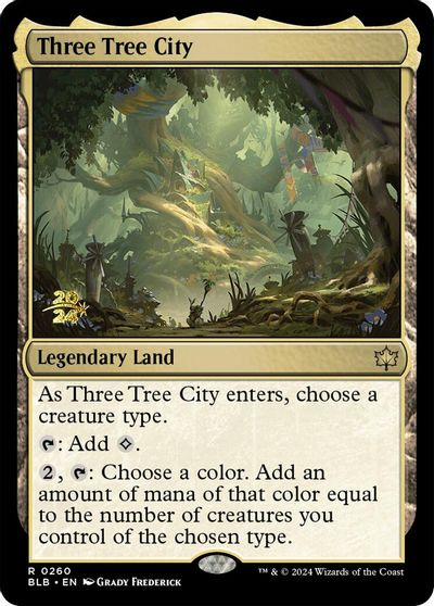 Three Tree City card art