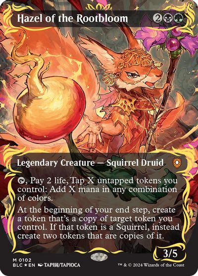 Hazel of the Rootbloom (Borderless) (Raised Foil) card art