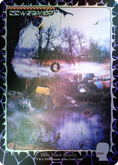 Swamp (1654) (Rainbow Foil) card art