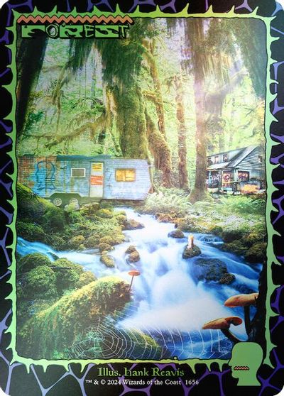 Forest (1656) (Rainbow Foil) card art