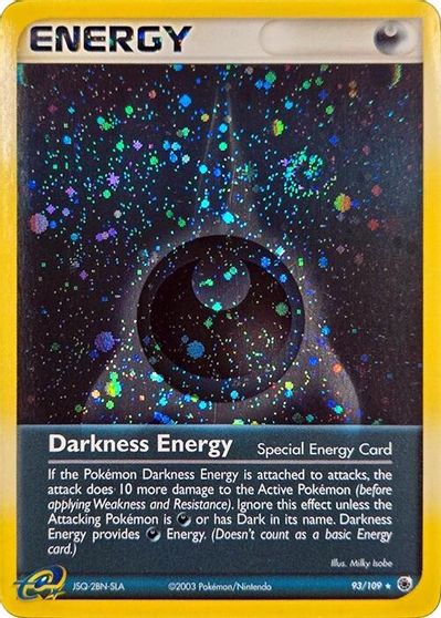 Darkness Energy (Special) - 93/109 (Cosmos Holo) card art