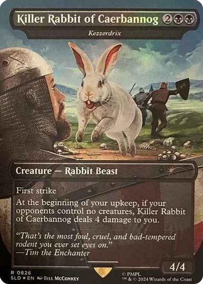 Killer Rabbit of Caerbannog - Kezzerdrix card art