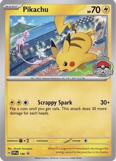 Pikachu - 190 card art