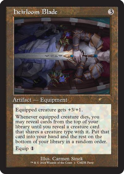 Heirloom Blade (Retro Frame) card art