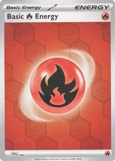 Basic Fire Energy card art