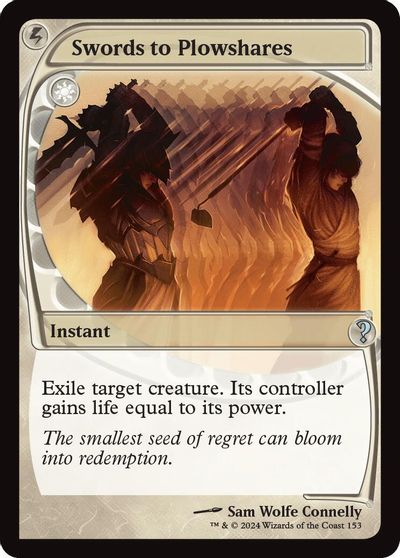 Swords to Plowshares (Future Sight) card art