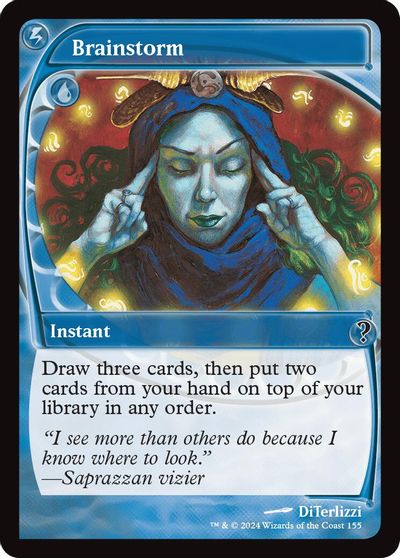 Brainstorm (Future Sight) card art