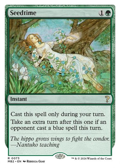 Seedtime (White Border) card art
