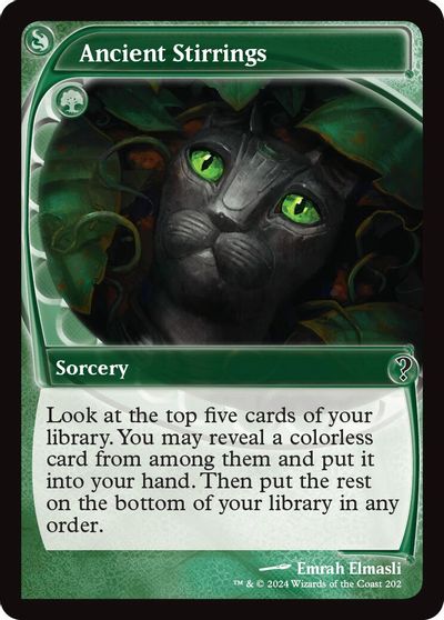 Ancient Stirrings (Future Sight) card art